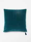 Fluwelen kussenhoes (45 x 45 cm) GROEN - Kiabi