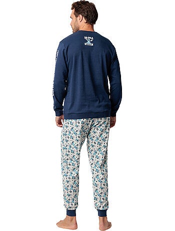 Fluwelen pyjama broek top lange mouwen aloha stitch disney