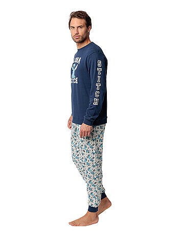 Fluwelen pyjama broek top lange mouwen aloha stitch disney