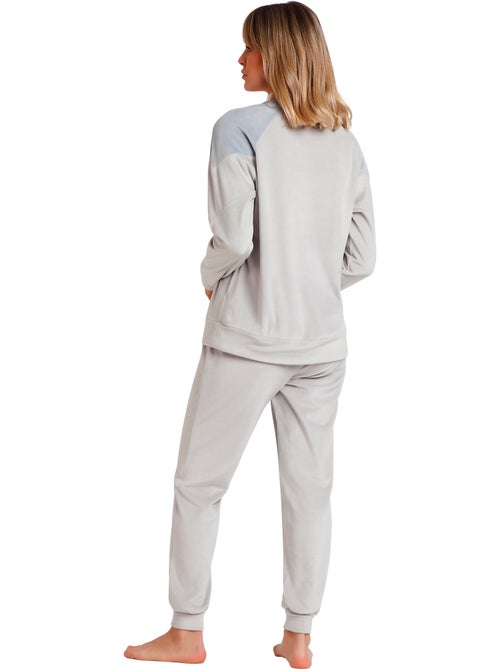 Fluwelen pyjama broek top lange mouwen soft home - Kiabi Fluwelen pyjama broek top lange mouwen soft home - Kiabi