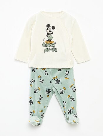 Fluwelen pyjama met top + broek 'Disney' - 2-delig