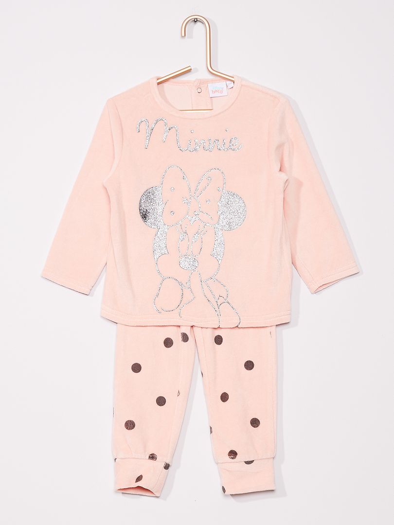 Fluwelen pyjama 'Minnie' minnie - Kiabi