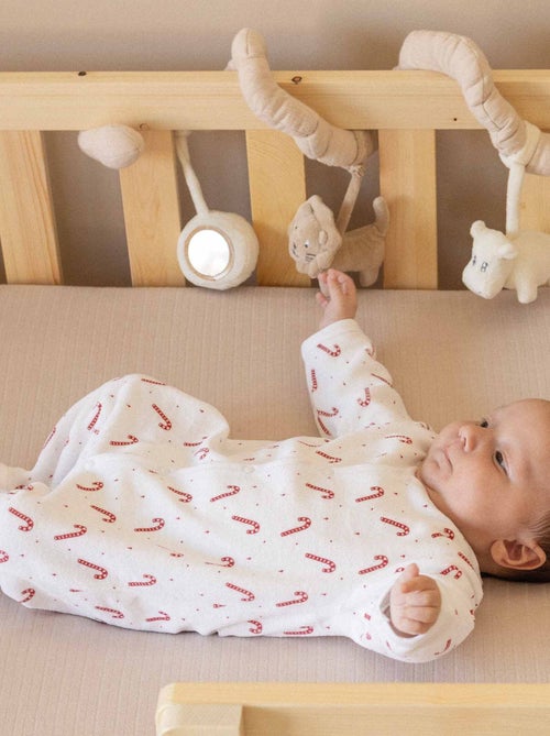 Fluwelen pyjama voor baby zuurstok - Kiabi Fluwelen pyjama voor baby zuurstok - Kiabi