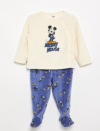 Fluwelen pyjamaset 'Mickey Mouse' - 2-delig
