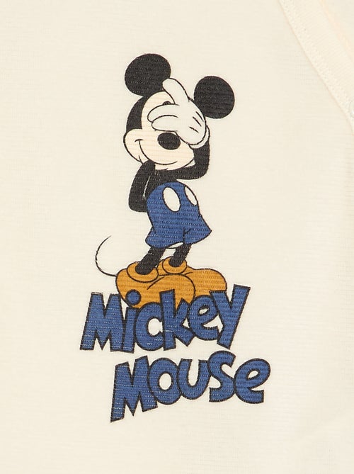 Fluwelen pyjamaset 'Mickey Mouse' - 2-delig - Kiabi