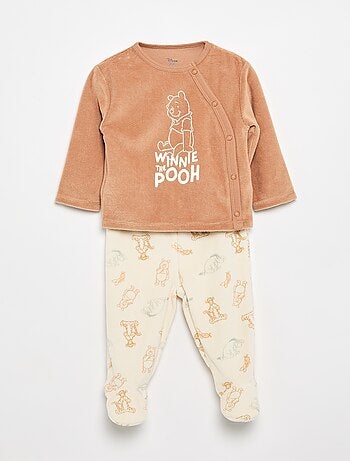 Fluwelen pyjamaset 'Mickey Mouse' - 2-delig