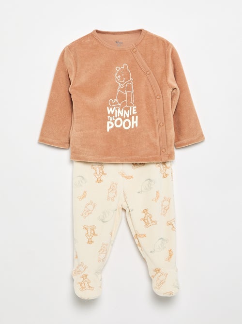 Fluwelen pyjamaset 'Mickey Mouse' - 2-delig - Kiabi Fluwelen pyjamaset 'Mickey Mouse' - 2-delig - Kiabi