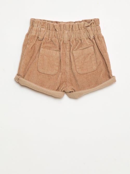 Fluwelen short - Kiabi