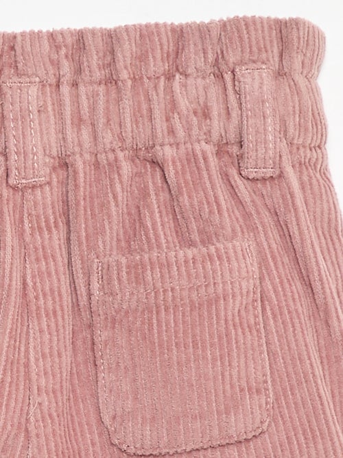 Fluwelen short - Kiabi