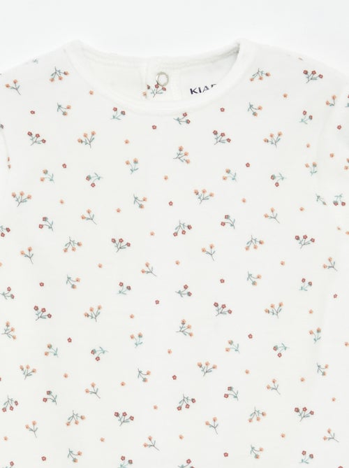 Fluwelen slaappakje met applicatie - Kiabi Fluwelen slaappakje met applicatie - Kiabi