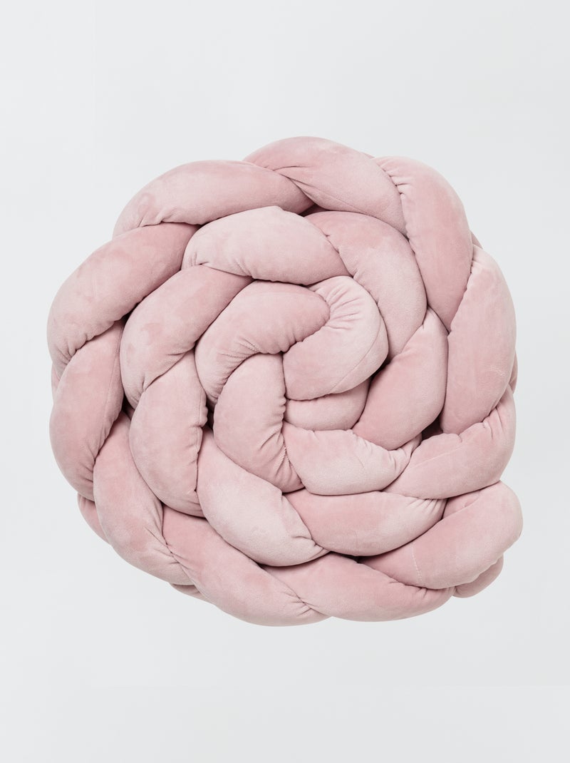 Fluwelen stootrand - vlecht ROSE - Kiabi