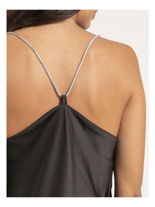 Foline satijnen camisole met colkraag - Kiabi Foline satijnen camisole met colkraag - Kiabi