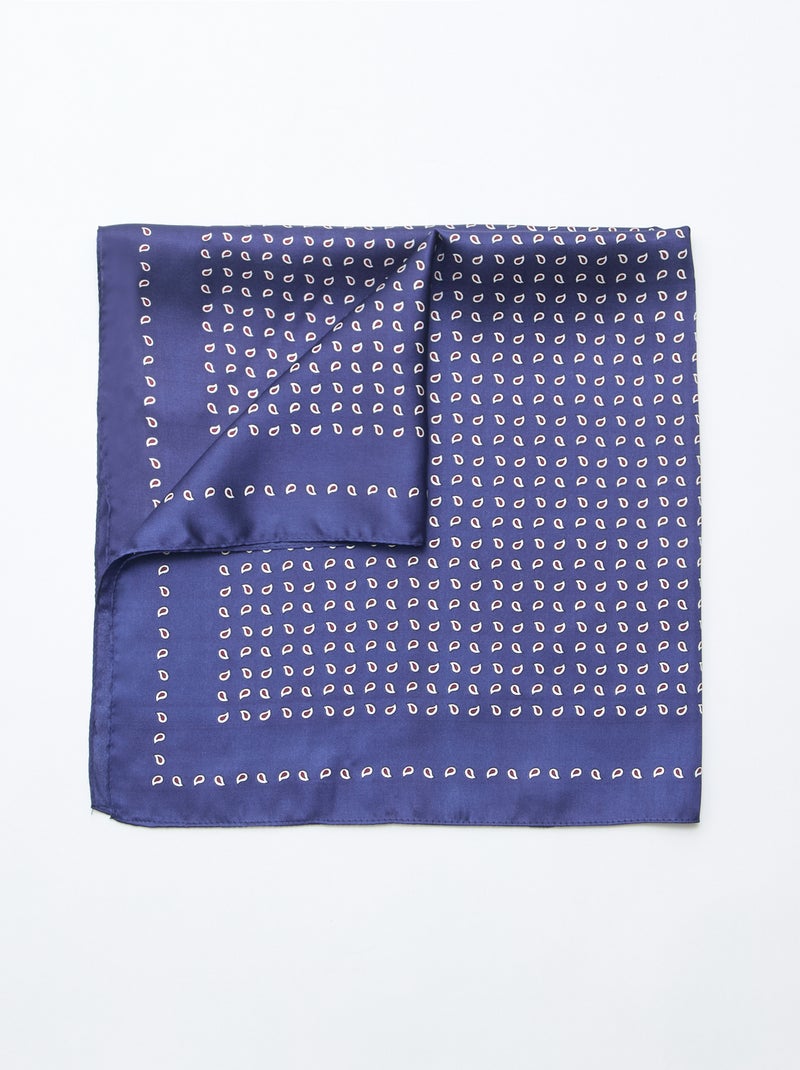 Foulard à motifs Bleu - Kiabi