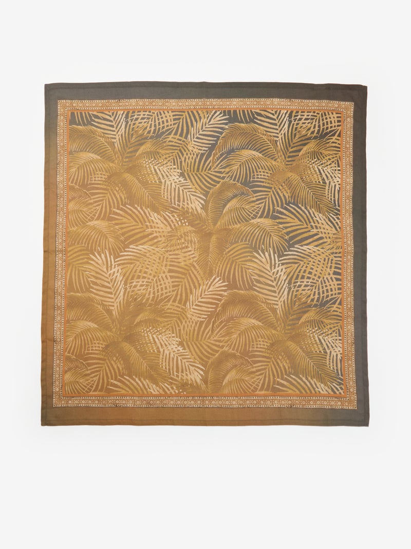 Foulard à motifs Marron - Kiabi