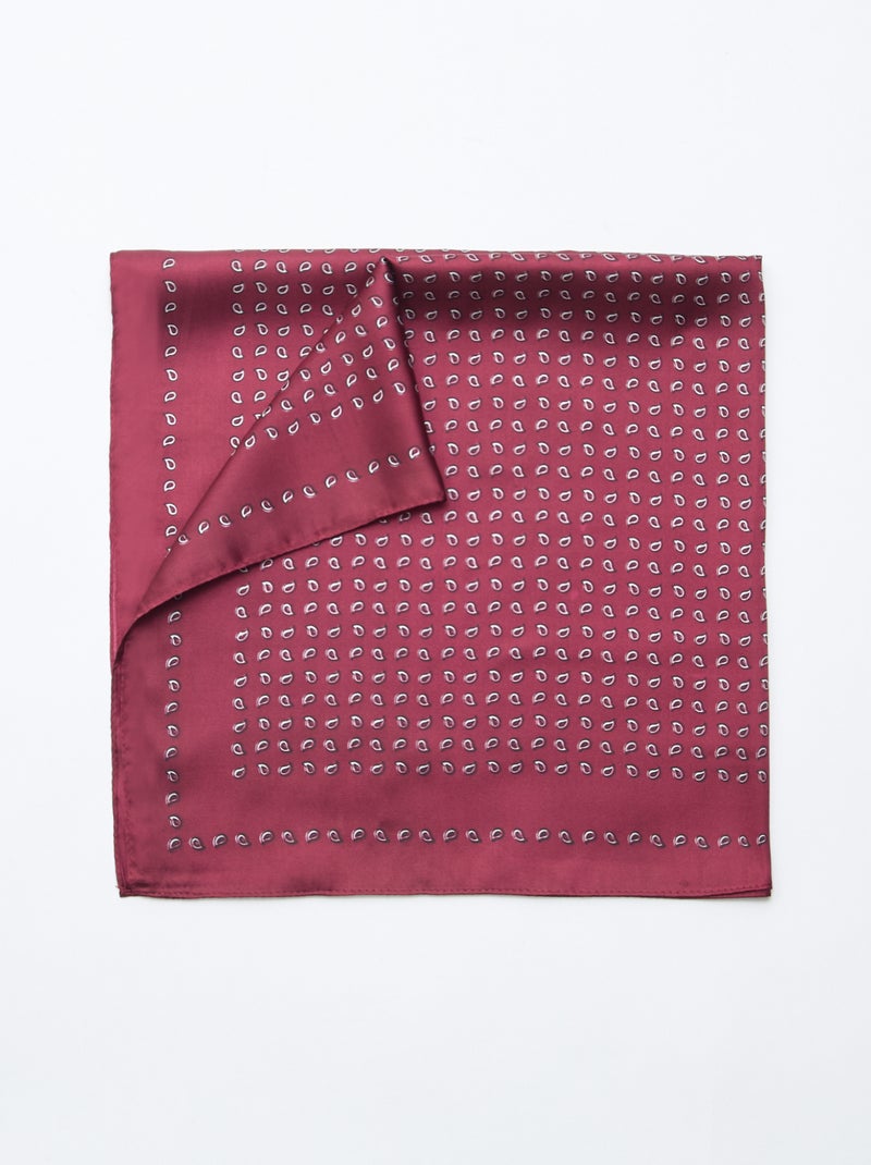 Foulard à motifs Rouge - Kiabi