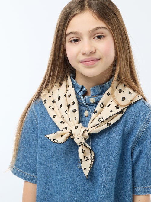 Foulard carré imprimé - Kiabi