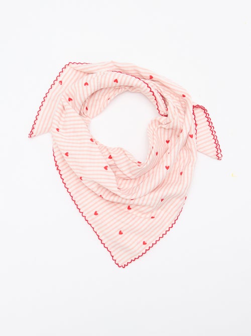 Foulard carré imprimé - Kiabi