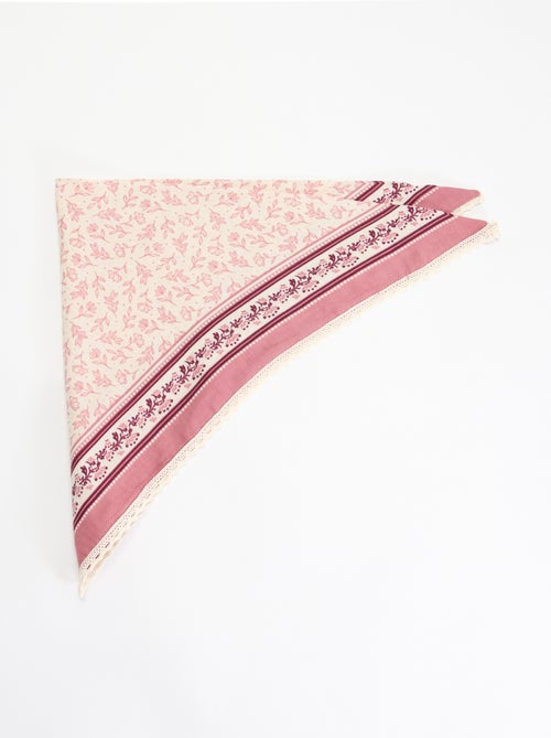 Foulard carré imprimé - Kiabi Foulard carré imprimé - Kiabi