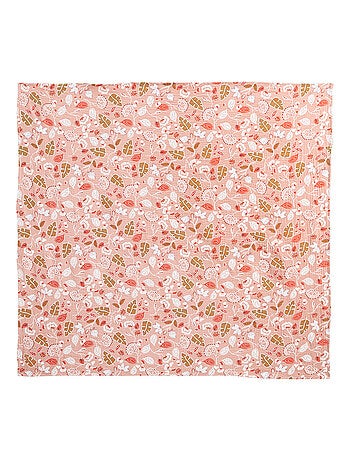 Foulard en gaze de coton Mindanao 100 x 100 cm