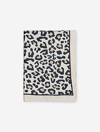 Foulard en satin fantaisie (65x65 cm)