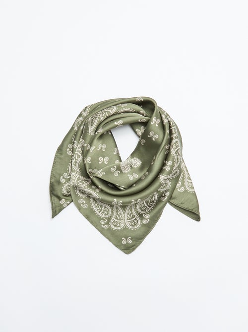 Foulard imprimé 'bandana' - Kiabi