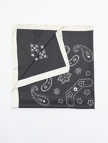 Foulard imprimé 'bandana'