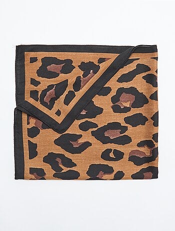 Foulard imprimé 'léopard