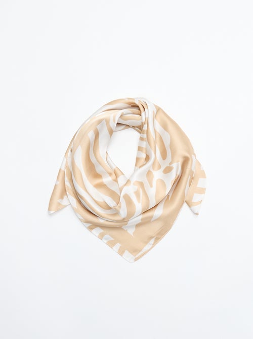 Foulard imprimé 'zèbre' - Kiabi