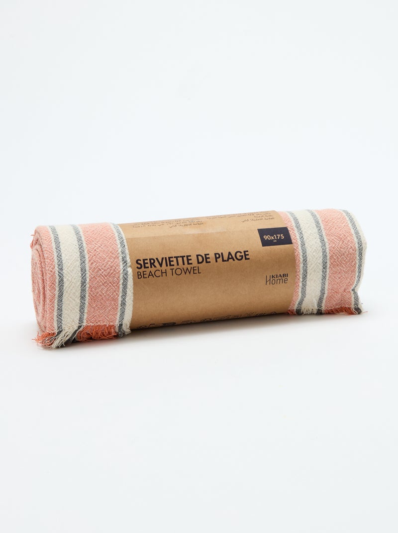 Fouta strandlaken Oranje - Kiabi
