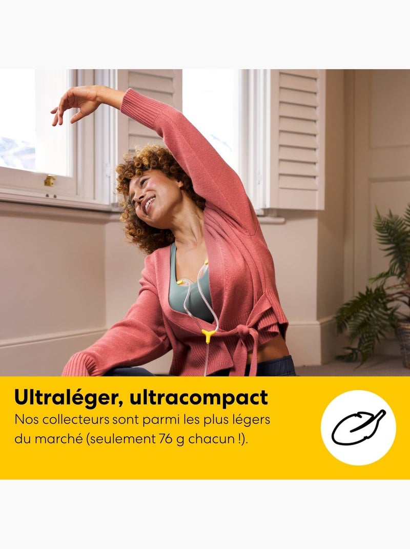 Freestyle mini hands-free medela - tire-lait électrique simple portable mains libres 24mm Transparent - Kiabi