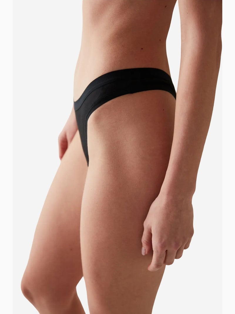 Fresh basic katoenen t penti Zwart - Kiabi