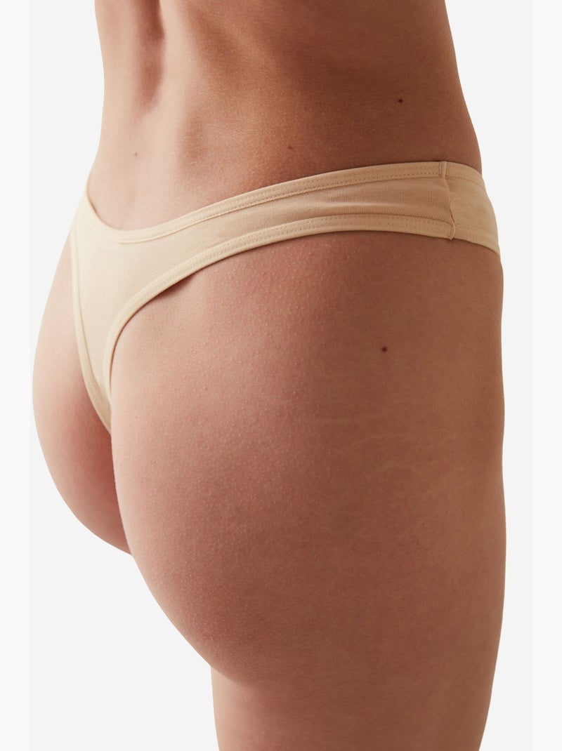 Fresh basic t en coton penti Beige argile - Kiabi