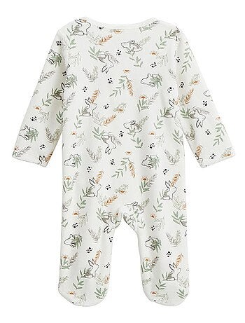 Frimousse babyvelours pyjama met brugopening