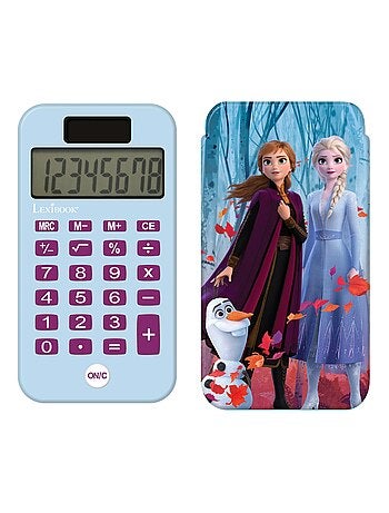 Frozen 8 digits pocket rekenmachine met bescherming hoes