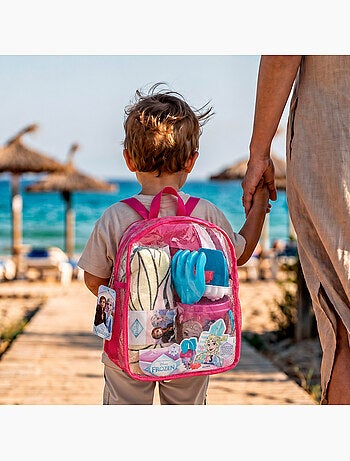 Frozen beach emmerset met rugzak en poncho-accessoires