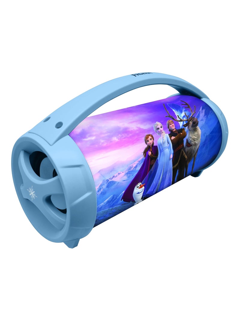 Frozen bluetooth® lichtluidspreker met microfoon Blauw - Kiabi