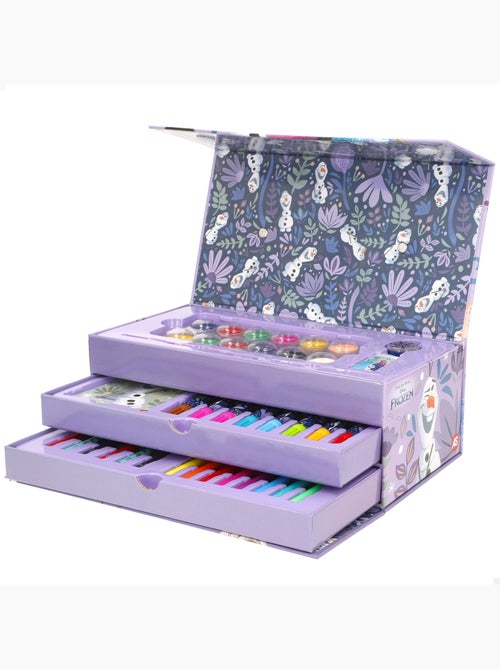 Frozen coffret de dessin au format mallette, 50 pièces - Kiabi Frozen coffret de dessin au format mallette, 50 pièces - Kiabi