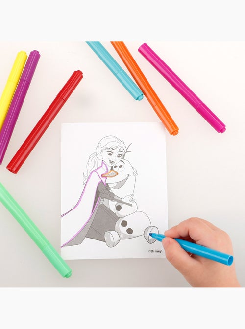 Frozen coffret de dessin au format mallette, 50 pièces - Kiabi Frozen coffret de dessin au format mallette, 50 pièces - Kiabi