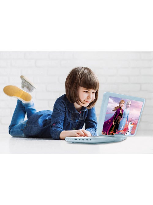 Frozen draagbare dvd-speler 7" draaibaar scherm met usb-poort en oordopjes - Kiabi Frozen draagbare dvd-speler 7" draaibaar scherm met usb-poort en oordopjes - Kiabi