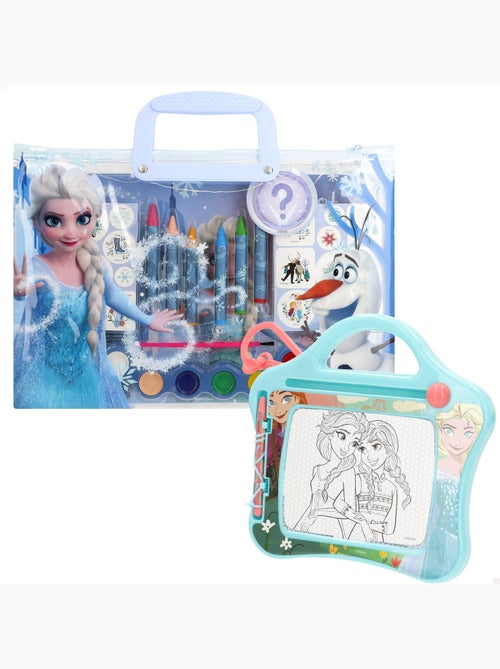 Frozen ensemble de dessin avec tableau noir, 40 pièces - Kiabi Frozen ensemble de dessin avec tableau noir, 40 pièces - Kiabi