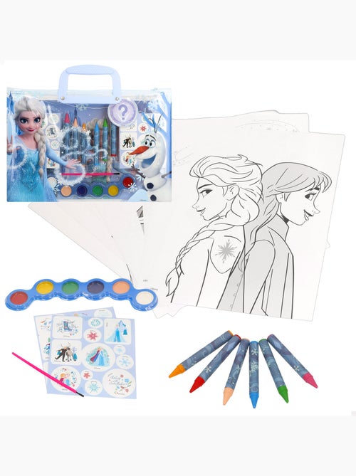 Frozen ensemble de dessin avec tableau noir, 40 pièces - Kiabi Frozen ensemble de dessin avec tableau noir, 40 pièces - Kiabi
