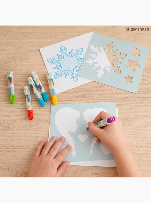 Frozen kit de dessin avec sac à dos - Kiabi Frozen kit de dessin avec sac à dos - Kiabi
