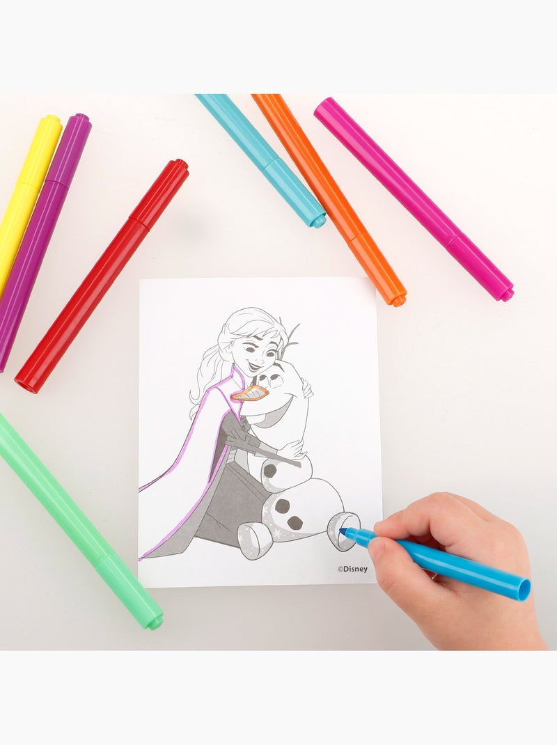 Frozen-teken set in kofferformaat, 50 stuks N.v.t. - Kiabi