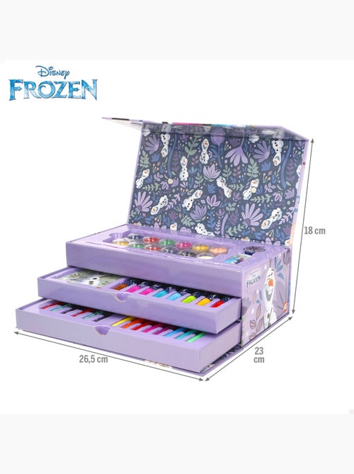 Frozen-teken set in kofferformaat, 50 stuks - Kiabi