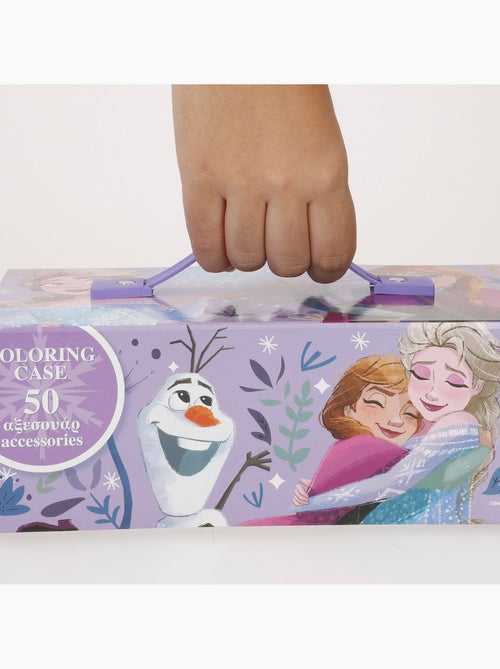 Frozen-teken set in kofferformaat, 50 stuks - Kiabi