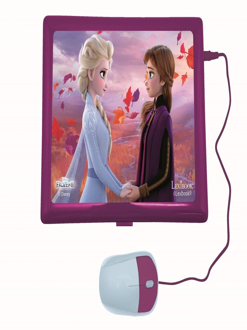 Frozen tweetalige educatieve laptop – 124 activiteiten in het engels en frans Paars - Kiabi