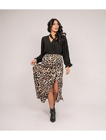 FUGGIA geplooide blouse