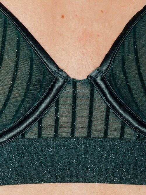 Fugue beha met beugel driehoek groen - Kiabi