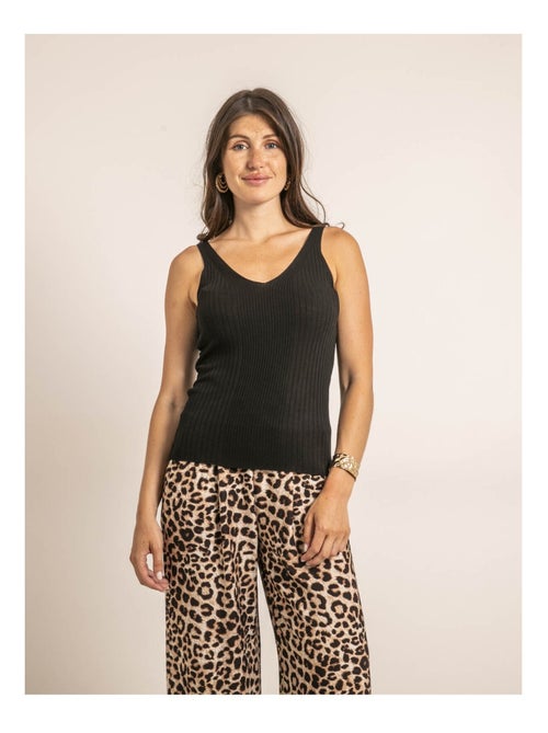 Fujia lurex geribbelde tanktop - Kiabi Fujia lurex geribbelde tanktop - Kiabi