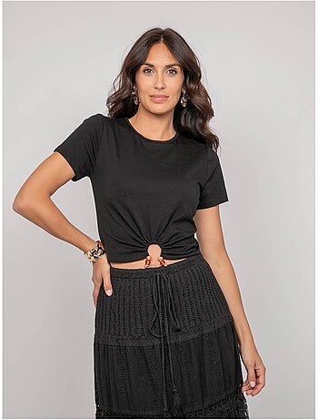 Fukiano sieraden detail t-shirt